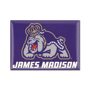 TWO (2) JAMES MADISON DUKES, 2.5" X 3.5" METAL MAGNETS FROM WINCRAFT - Picture 1 of 2