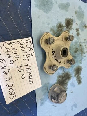 Yamaha Bruin 350 2005 cubo de rueda trasera izquierda eje buje 113 Foto 1 de 4