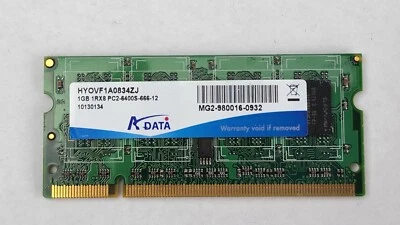 A-Data 1GB SO-DIMM DDR2 Memory - Image 1 of 2