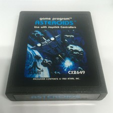 Asteroids - Game Cart Only - 1981 - Tested & Works - Atari 2600