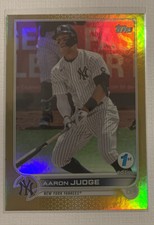Aaron Judge 2022 Topps 1st Edition Gold foil #99 MVP HOF?