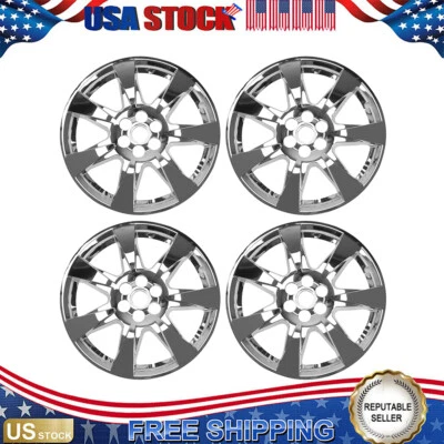 4 piezas cubiertas de rueda cromadas de 20" aptas para Cadillac SRX 2010 2011 2012 2013 Foto 1 de 4