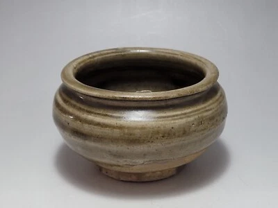 Tarro de esmalte verde dinastía Song china D:10,9 cm Foto 1 de 4