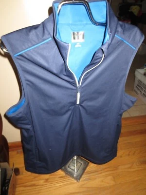 Chaleco Hombre Greg Norman Azul Marino 1/4 Cremallera Talla S/P Excelente Estado Foto 1 de 3