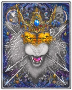 Niue Dark Nature The Lion 50g Silbermünze 2024 - 250 Auflage - Bild 1 von 3