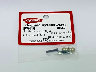 Kyosho IFW416 6,8mm bola dura H=8,7 (2 peças) MP - Imagem 1 de 2