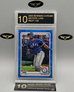 2020 Bowman Chrome Texas Rangers BAYRON LORA #BCP-159 rookie /150 RC mint LRG 10 - Picture 1 of 3