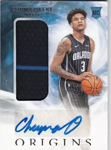 Camiseta deportiva de novato Chuma Okeke RPA ▪ 2019-20 Origins autógrafos #169 - Imagen 1 de 2