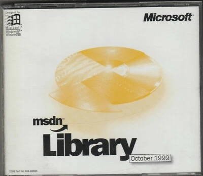Microsoft msdn Library October 1999 ~ CD-ROM - Image 1 of 4