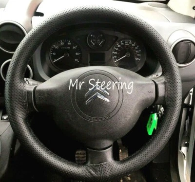 Pour Citroën Berlingo 2 08-16 Housse De Volant En Cuir Perforé 2 Stch DIY - Bild 1 von 4