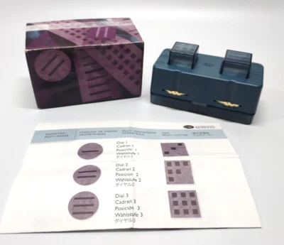 Creative Memories GEOMETRIC MULTI-MAKER Hole Punch Lines & Squares Scrapbooking - Image 1 of 4