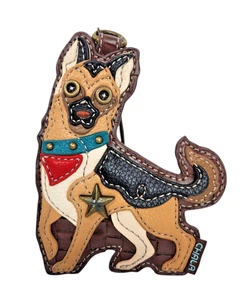 Chala Borsa Portachiavi Charm Portamonete Portamonete Pastore Tedesco Cane - Foto 1 di 4