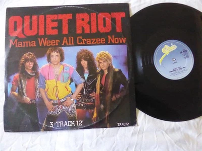 QUIET RIOT - MAMA WEER ALL CRAZEE NOW ,EPIC ,1984 ,TA 4572, VG+/EX - Image 1 of 4