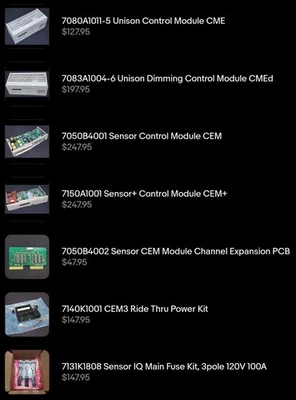 (Assorted) ETC Architectural Lighting Spare Parts ***AS IS, SEE DESCRIPTIONS*** - Image 1 of 4