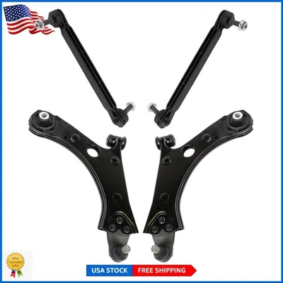 4-Piece Front Suspension Kit for Optimal Stability in Fiat 500X & Jeep Renegade Foto 1 de 4