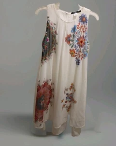 Vestido vaquero floral Desigual para mujer - talla 38 / talla 6 de EE. UU. - Imagen 1 de 9
