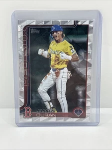 2025 Topps Serie 2 Diamantes Jarren Duran #587 Medias Rojas - Imagen 1 de 3