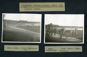 6 x Privat-Foto 8,5 x 11,5 cm, Berlin,Radrenn-Bahn, Fahrrad, Radrennen 1926-1927 - Bild 1 von 6
