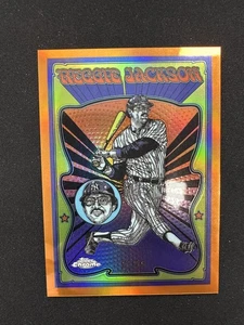 2025 Topps Chrome Ultra Violet All-Stars SSP Reggie Jackson /25 Case Hit - Picture 1 of 2