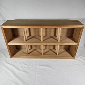 Vintage Napa Valley 96 CD Wooden Storage Rack Holder Wood CD Crate - Picture 1 of 12