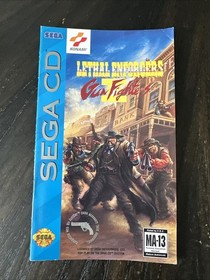 Sega CD Manual Only Lethal Enforcers II Gun Fighters