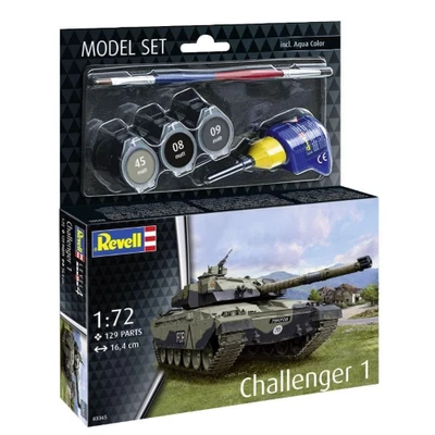 MODEL SET CHALLENGER 1 KIT 1:72 Revell Kit Mezzi Militari Modellino Nuovo - Immagine 1 di 4