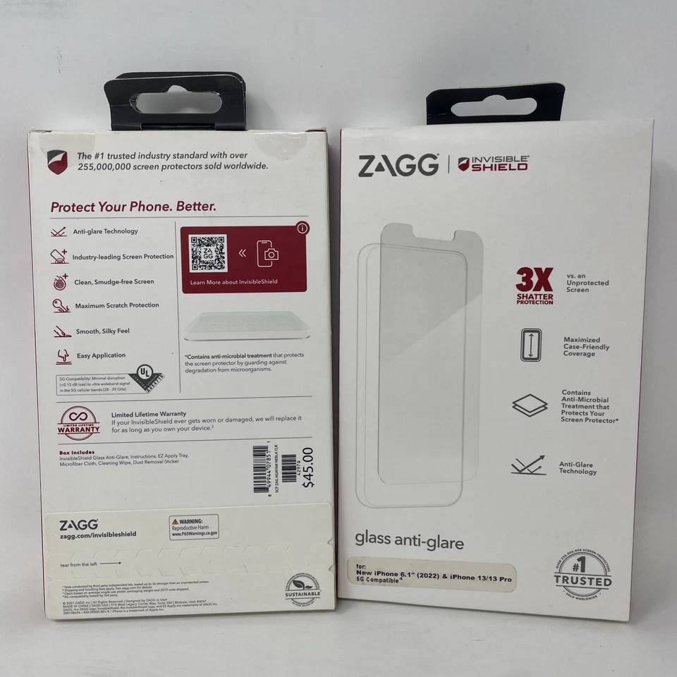 ZAGG Screen Protector for Apple iPhone 13 - Clear