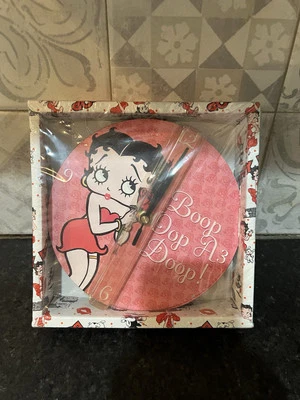 2007 BETTY BOOP RELÓGIO DE PAREDE 7" MODELO N°: 10389 - Imagem 1 de 4