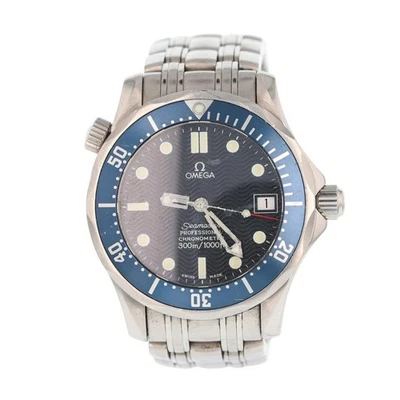 Reloj pulsera OMEGA Seamaster Professional 300M esfera negra acero inoxidable para hombre Foto 1 de 4