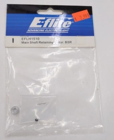 Collar de retención de eje principal E-flite 1510: BSR Foto 1 de 1