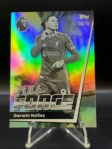 2025-26 Topps Premier League EPL - Darwin Nunez Full Force /75 Liverpool - Picture 1 of 2