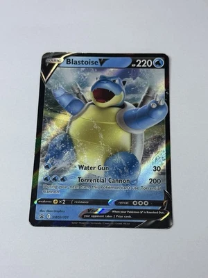 Blastoise V SWSH101 Black Star Promo Pokémon Sword & Shield Ultra Rare MP Card - Image 1 of 2