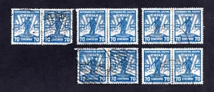 Chile 1930 group of 10 stamps Mi#184 used CV=24$ lot 2 - Picture 1 of 2