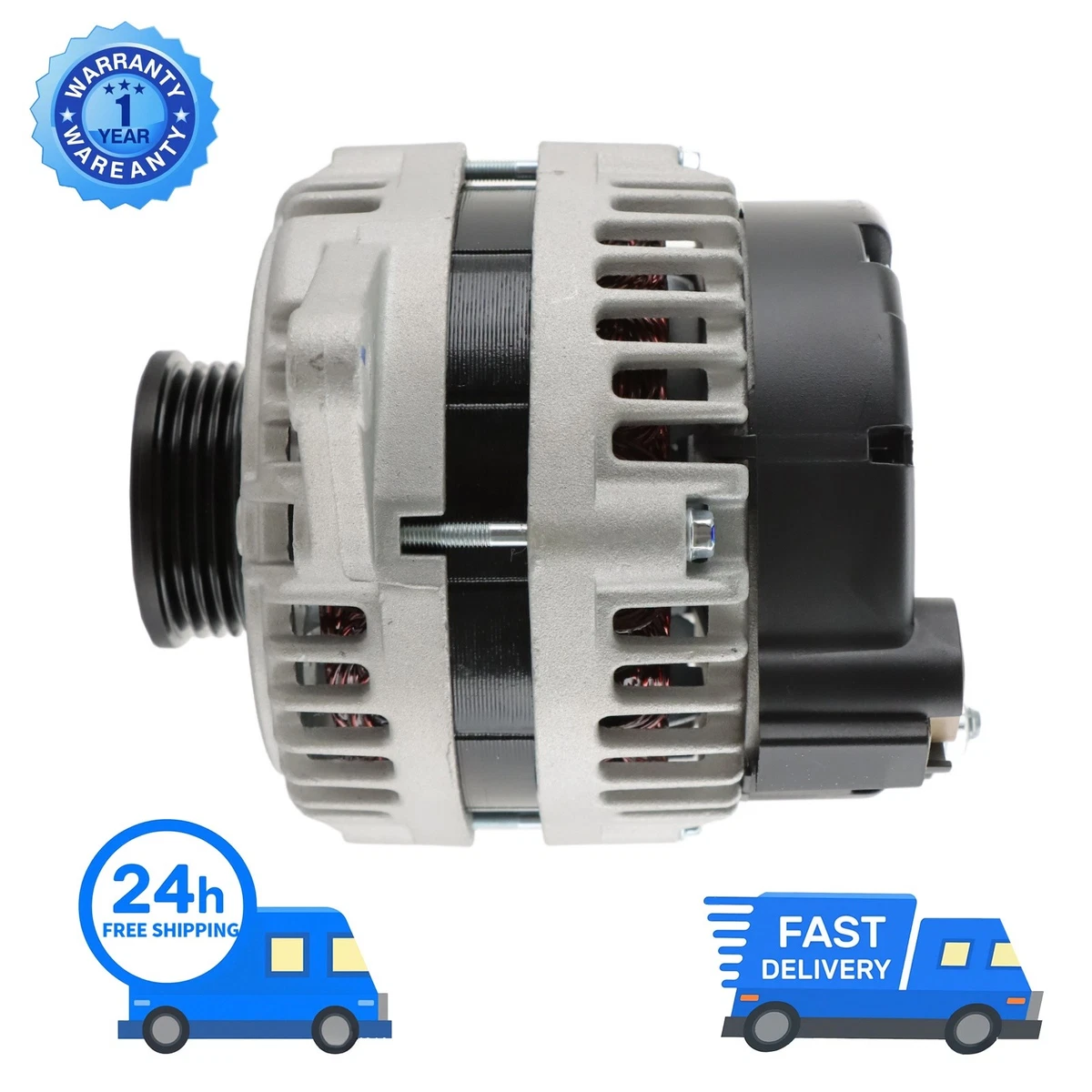 Alternador KAC 11011N Para Hyundai Accent, Tucson, Kia Rio (2006-2009) - 12V, 90A, Garantía 5 Años