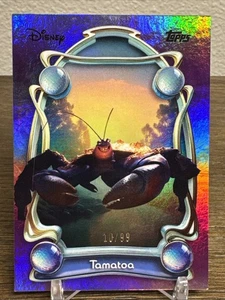 Tamatoa 2025 Topps Disney Wonder Purple Foil Card- /99 Moana - Picture 1 of 2