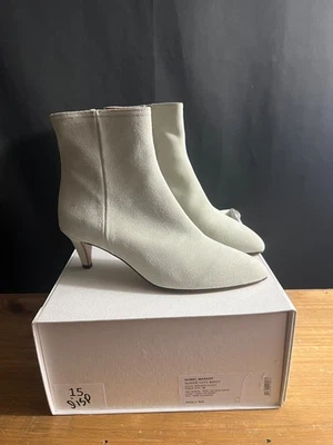 Новый с ярлыками Isabel Marant SZ 38/US 8 CITY DEONE ботинки мел/белый замшевые ботильоны - Изображение 1 из 4