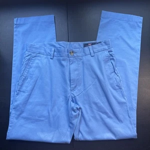Vineyard Vines 30 x 30 Light Blue Breaker Straight Stretch Chino Pants - Picture 1 of 5