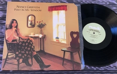 LP Near Mint Nanci Griffith Poet In My Window john prine emmylou harris Philo - Image 1 of 2