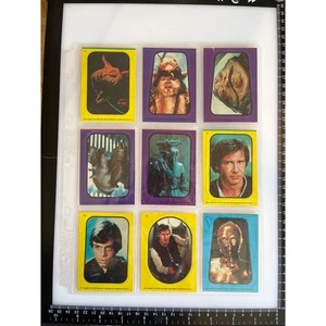 1983 Topps Star Wars Return of the Jedi Serie 1 Set 24 Yoda Luke Leia Chewy - Bild 1 von 7
