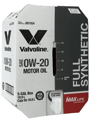 Valvoline Full Synthetic High Mileage with MaxLife Technology Motor Oil Bay Box - Image 1 of 4