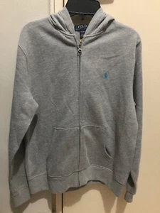 NWT POLO Ralph Lauren full-zip fleece hoodie sweatshirt jacket top girl L(14-16) - Picture 1 of 6
