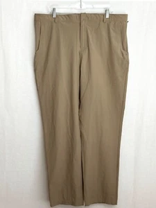 Trekka Herren Hose 38x32 beige Taschen Kordelzug Zip Fly leicht Logo - Bild 1 von 8