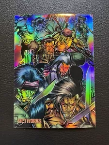 1996 WildStorm Archives II Holo-Chrome Card #WP9 Wetworks Issue #2 - Foto 1 di 2