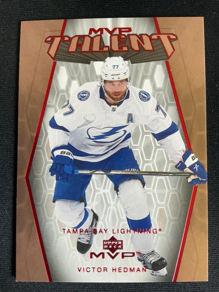 Victor Hedman 2023-24 Upper Deck MVP 20th Anniversary MVP Talent #MT-13 - Image 1 of 1