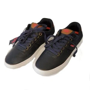 Levi's Mens Miles Tumbled Sneakers Denim Size 8 New with tags Navy Blue - Picture 1 of 12