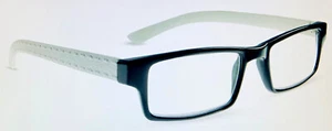 2 Paar ANGEBOT! OUTDOOR LIFE Flex Frame Lesebrille 5 POWERS Schwarz Weiß - Bild 1 von 2