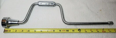 VINTAGE "V" = CRAFTSMAN = 1/2" DR SPEED HANDLE SOCKET WRENCH 18" LONG SEARS USA - Image 1 of 4