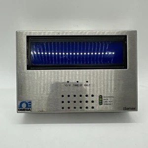Omega iServer iSD-TH Data Logger w/ Temperature/Humidity Sensor & Power Supply - Picture 1 of 8