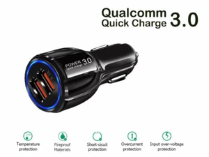 Universal QualComm Quick Charger Dual USB Car Charger - Bild 1 von 3