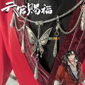 Heaven Official's Blessing Necklace Cosplay Hua Cheng Xie Lian Pendant Choker - Picture 1 of 14